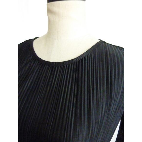NWT Commense Pleated Maxi Dress in Black - Picture 5 of 7